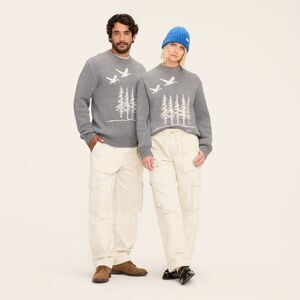 Open Box - Woolrich - Adult Scenic Pullover Sweater - Woolrich Heather G Gray